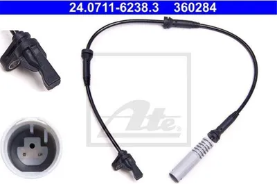 Produktbild von ATE ABS Sensor Raddrehzahl Vorne für BMW 5 Limousine (E60) 24.0711-6238.3