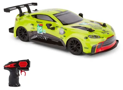 Produktbild von CMJ RC Cars Aston Martin GTE Vantage Offiziell Lizenziertes ferngesteuertes Auto, Maßstab 1:24, Grün