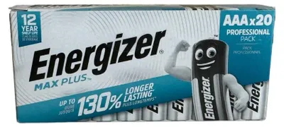 Produktbild von Energizer Max Plus AAA-Alkalibatterien 20 Stück E301322905
