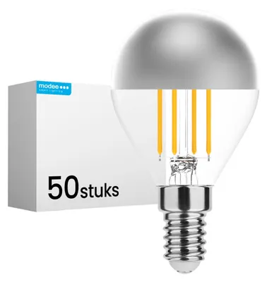 Productafbeelding van Modee LED Globelamp G80 E14 Helder - 4W 400lm 2700K - Warmwit - Vervangt 35W - 50 stuks