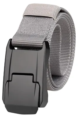 Produktbild von INF Taktischer Nylongürtel 130cm mit Alu-Schnellverschluss für Outdoor Grau