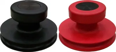 Image de 2 x ventouses en caoutchouc plein Ventouse pour verre Ventouse en caoutchouc pour miroir Carreaux etc. Ø 85 mm