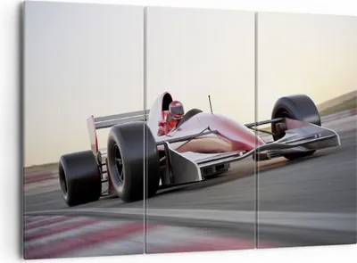 Produktbild von Bild auf Leinwand - Leinwandbild - Formel 1 Rennen Strecke Geschwindigkeit - 165x110cm - Wand Bild - Wanddeko - Leinwanddruck - Bilder - Kunstdruck - Leinwand bilder - Wandkunst - CE165x110-2423