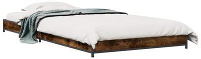 Immagine prodotto di vidaXL Struttura letto in rovere affumicato 80 x 200 cm materiale a base di legno