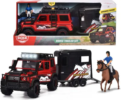 Produktbild von Dickie Toys|Simba Horse Trailer Set, Try Me