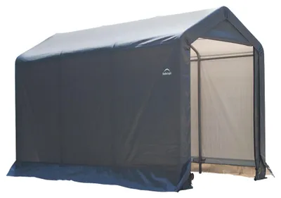 Produktbild von ShelterLogic Folien Zeltgarage Gerätehaus Grau 300x180x200 cm
