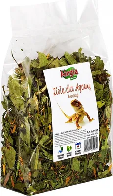 Produktbild von Alegia - Kräuter mit Mehlwurm für Bartagamen 80g Alegia