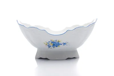 Obrázok produktu pre Thun 1794 Misa na ovocie na nožičke, 23 cm, český porcelán, Bernadotte, zabudničky, Thun