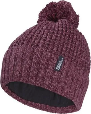 Produktbild von Jack Wolfskin Damen Medley Knit Bommelmütze amaranth S