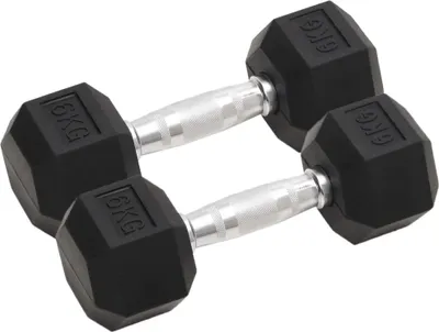 Obrázok produktu pre Jednoručné činky 2 ks 12 kg celkové liatina