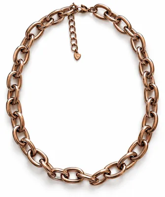 Produktbild von Halskette Kurzkette Bronze farbenen Gliederkette Nickelfrel Sweet7