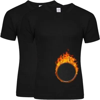 Obrázek produktu pro Pánské tričko z termoprádla s krátkým rukávem, kulatým výstřihem, černé barvy, velikost UK S-2XL