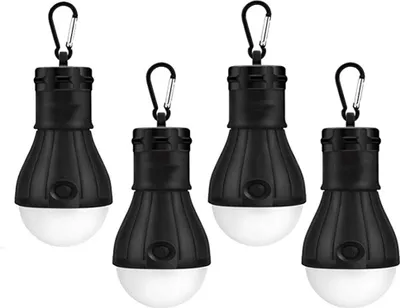 Produktbild von Campinglampe, tragbare Notlichtlampe für Zelte und Aktivitäten,4 black