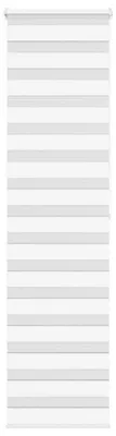Zdjęcie produktu dla vidaXL Podwójna roleta biała 60 x 200 cm Szerokość materiału 55,9 cm Poliester