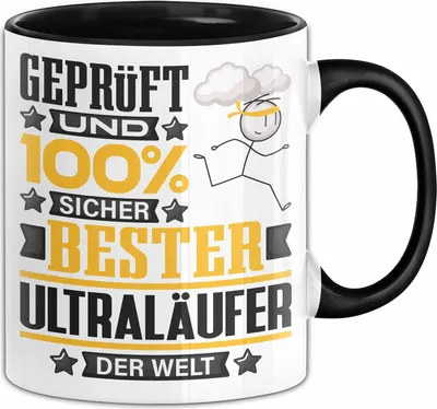 Produktbild von Ultraläufer Geschenk Lustiger Spruch für Ultraläufer Geschenkidee Bester Ultraläufer Der Welt (Schwarz)
