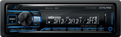 Produktbild von Alpine UTE-200BT, Schwarz, 1 DIN, 50 W, AAC, FLAC, MP3, WMA, LCD, A2DP, AVRCP, HFP