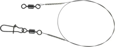 Image de DAIWA Prorex Titanium bas de ligne en acier, 0,3m, 12kg / 26,46lbs, avec émerillon et mousqueton, 17925-812
