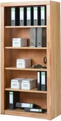 Produktbild von Standregal Aktenregal Bücherschrank Kernbuche teilmassiv