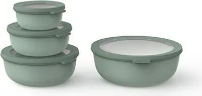 Produktbild von Mepal - Multischale Rund 4-teiliges Set Cirqula - 4,6 l - Nordic sage