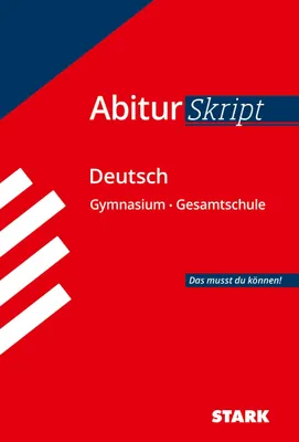 Produktbild von STARK AbiturSkript - Deutsch
