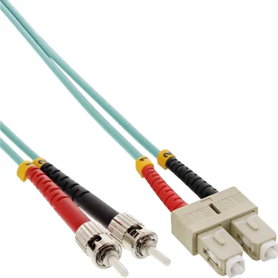Immagine prodotto di InLine® 82502O Cavo duplex LWL, SC/ST, 50/125µm, OM3, 2 m