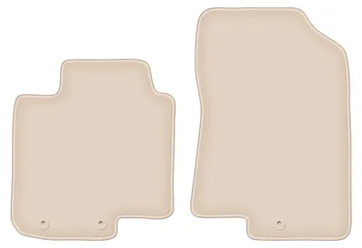 Produktbild von DURBAN Beige Velours-Fußmatten vorne für Hyundai i20 III Schrägheck (2020-)