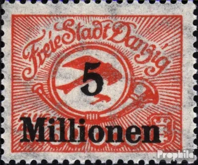 Produktbild von Briefmarken Danzig 1923 Mi 180 postfrisch Flugpost
