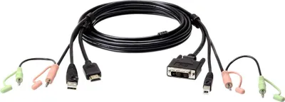 Imagen del producto de Kit de cable KVM ATEN 2L-7D02DH, con conexión USB, HDMI y DVI-D