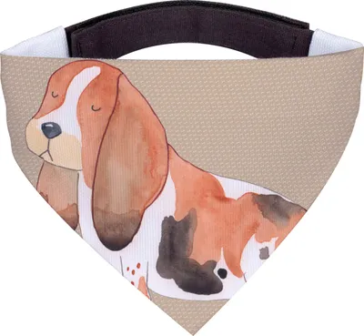 Produktbild von Mr. & Mrs. Panda Bandana für Hunde Hund Basset Hound - Hundeglück - Geschenk, Halstuch, Hundetuch, Süß, Hundehalstuch, Sprüche