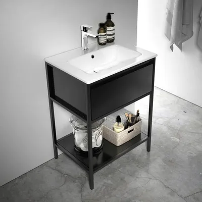 Produktbild von Loft 2.0 Waschtischunterschrank 60 cm, mit Metallgestell