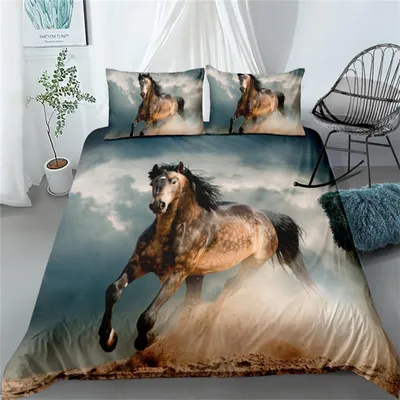 Imagen del producto de Funda de edredón con motivos de animales para niños