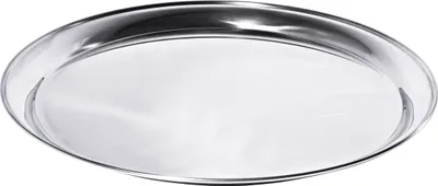 Produktbild von Tablett, Serviertablett, Edelstahl, hochglanz, Ø30-50 cm wählbar : 40 cm Variante: 40 cm