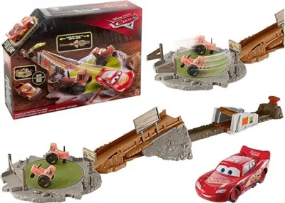Zdjęcie produktu dla Mattel FLK03, Zestaw pojazdów i torów, 4 lat(a), Wielobarwny, Czerwony