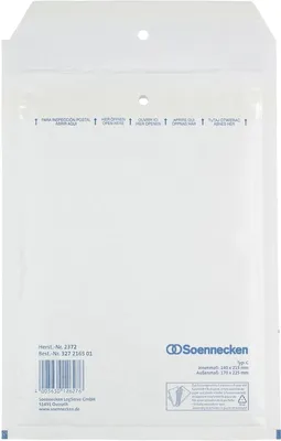 Produktbild von Soennecken Luftpolstertasche 2372 C/0 140x215mm hk ws 100 St./Pack.