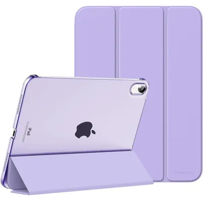 Immagine prodotto di Custodia protettiva per iPad 11ª generazione (2025) e 10ª generazione (2022), color lilla, trasparente, con funzione stand e auto-risveglio/spegnimento