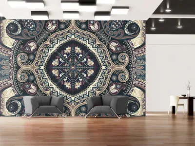 Produktbild von Vlies Fototapete 350x256 cm Tapeten Wandtapete XXL Ornament Orient f-A-0096-a-d