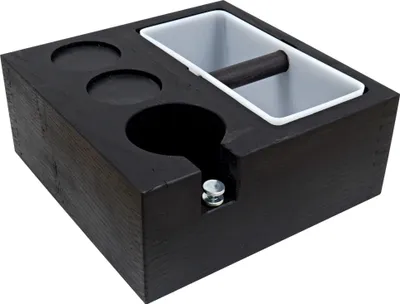Produktbild von Espressostation Esche schwarz - handgefertigt by HKS