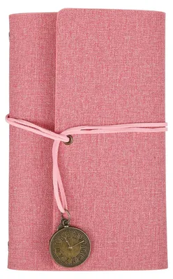 Produktbild von Nachfüllbares Kunstleder Notizbuch A6 - Vintage Tagebuch mit 160 Seiten