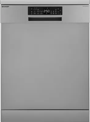 Produktbild von SHARP Geschirrspüler 60 cm freistehend 14 Maßgedecke AutoDoor Inverter Motor 44 dB Edelstahl QW-NA25GF44BS-DE