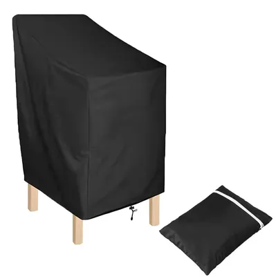 Imagen del producto de Funda protectora resistente para sillas de jardín, apta para uso en invierno, de 64 x 64 x 120/70 cm