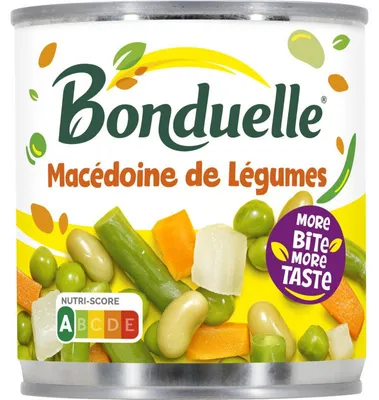 Produktbild von Bonduelle Macédoine de légumes 200g – Frische Gemüse-Mischung für Salate & Suppen