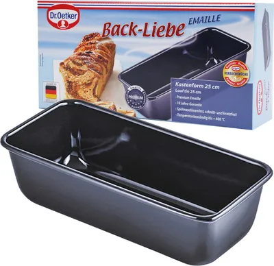 Produktbild von Dr. Oetker Kastenform Back-Liebe Emaille 25cm
