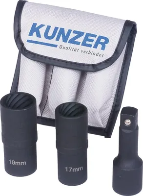 Obrázek produktu pro KUNZER sada nástavců na povolení bezpečnostních šroubů kol 7FSL03