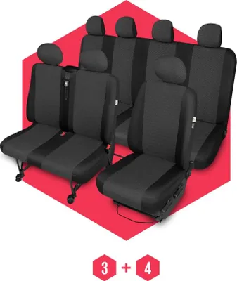 Immagine prodotto di Coprisedili per Iveco Daily III (02-06) 7 posti SET coprisedili auto coprisedili slipcovers