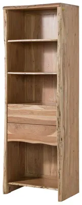 Produktbild von MASSIVMOEBEL24.DE Regal Akazie 71x45x204 natur lackiert PURE ACACIA #111