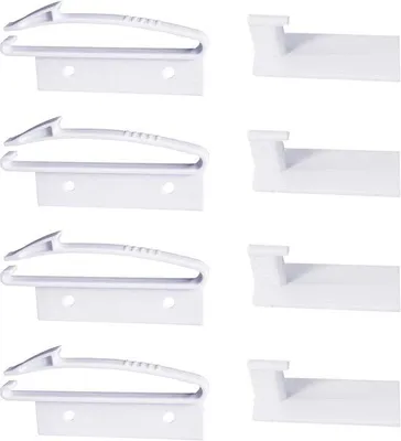 Immagine prodotto di Serrature per armadietti di sicurezza - 4 pezzi - invisibili - dispositivi di sicurezza per bambini - scatole per serrature - serrature per armadietti per bambini - chiusure per armadi - dispositivi di sicurezza per la cameretta dei bambini