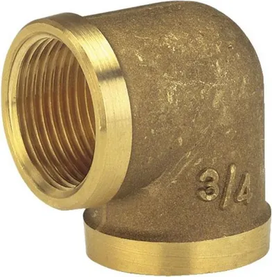 Produktbild von Messing-Winkel mit Innengewinde (G 3/4")