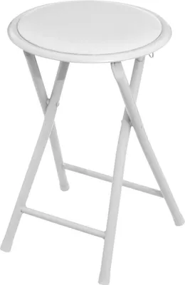 Produktbild von Urban Living Klapphocker Hocker Klappstuhl 224732 weiß