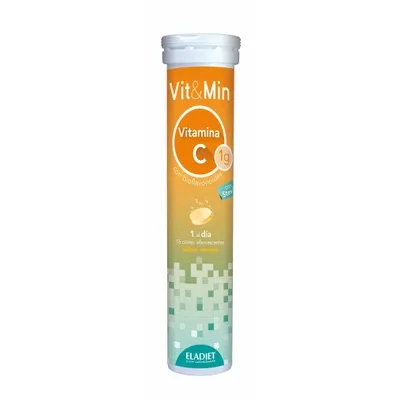 Immagine prodotto di Eladiet Vit y Min Vitamina C 15 Comp Efervescentes