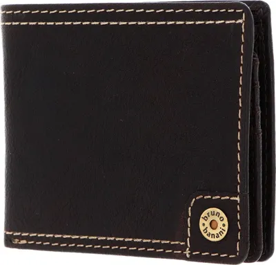 Produktbild von bruno banani Leder Geldbörse Wallet with Flap Brown braun